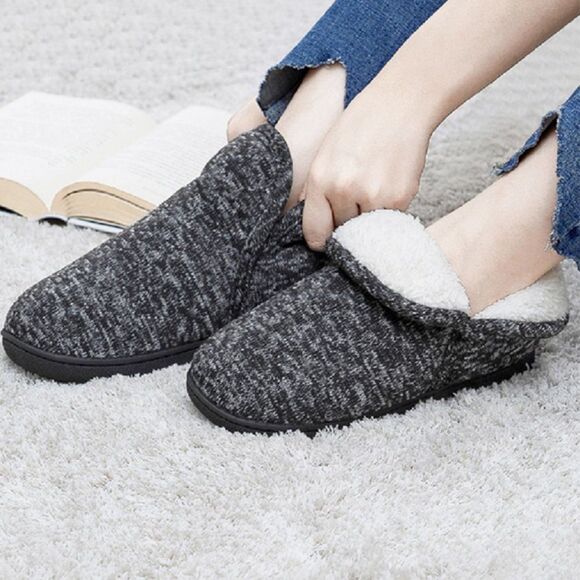 Women Slippers Warm House Shoes Fluffy Fuzzy 5 - Picture 8 of 8